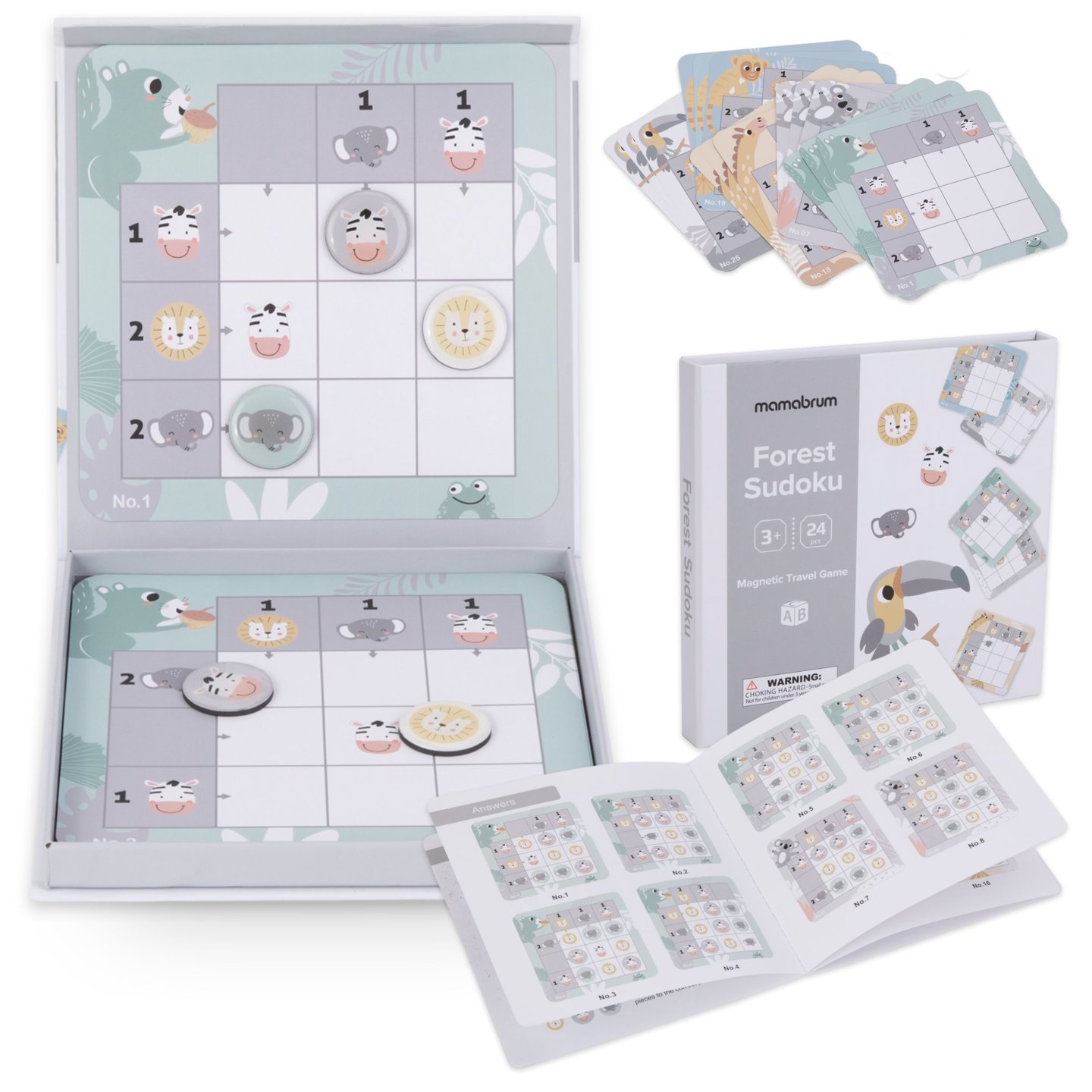 Magnetic travel game - Sudoku for kids
